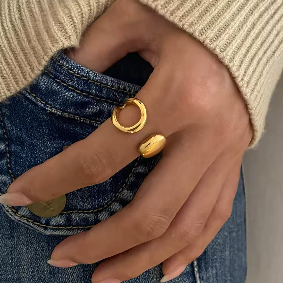 Chunky Wave Ring