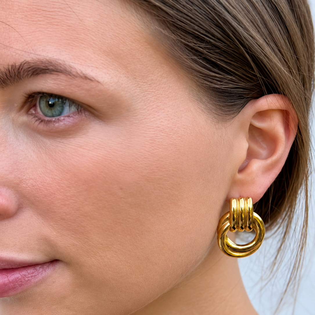 Chunky Circle Hoops