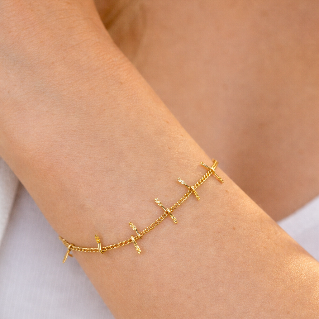 golden sparkle set styling minimal jewelry