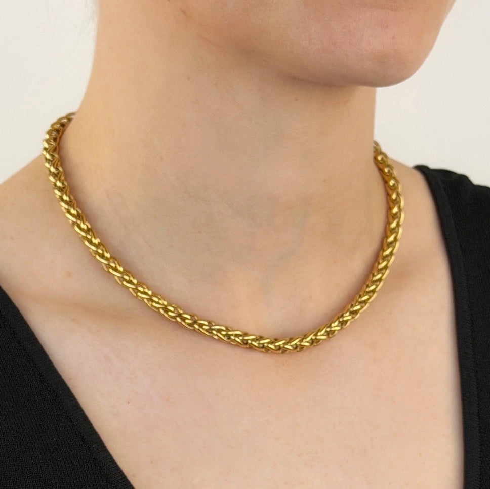golden twist 17cm armband wasserfest