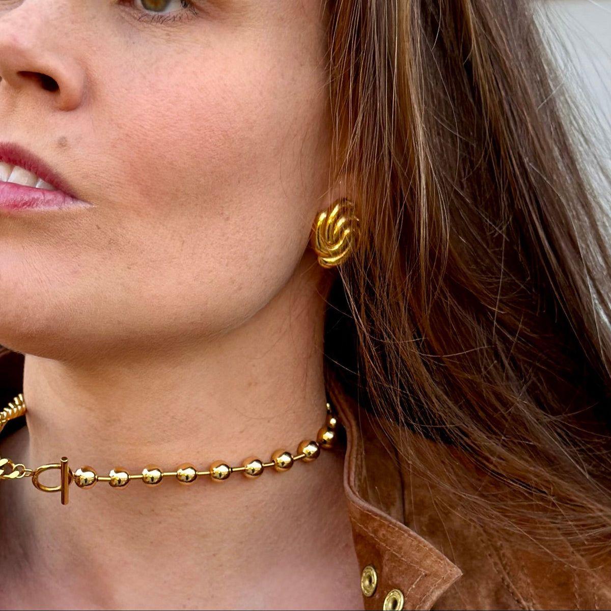 Wide Sphere Necklace