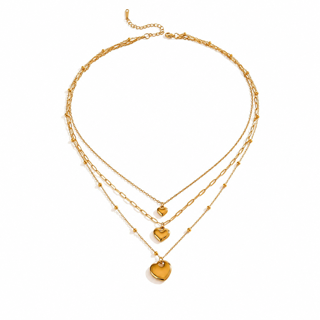 Triple Heart Necklace