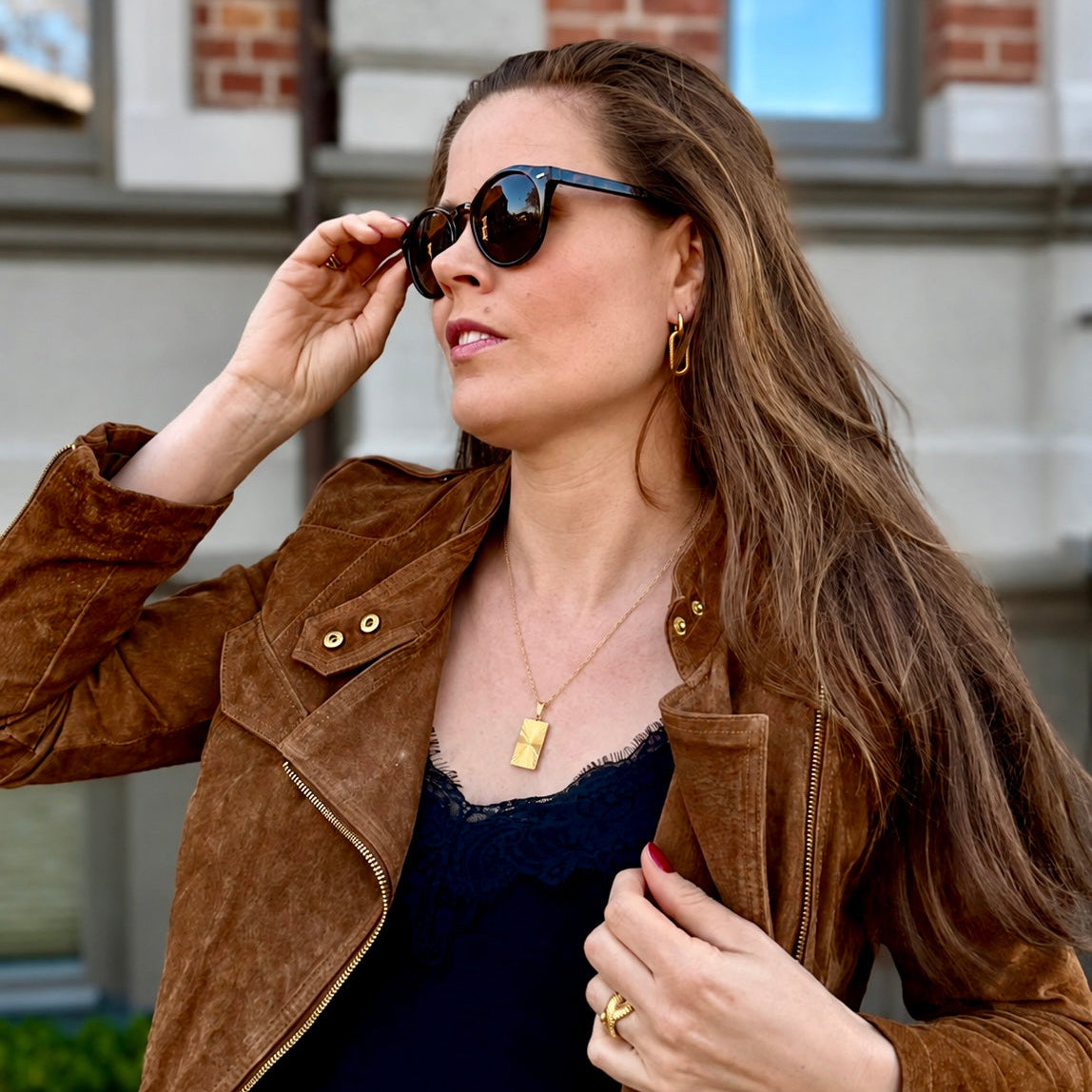 Wide Sun Necklace
