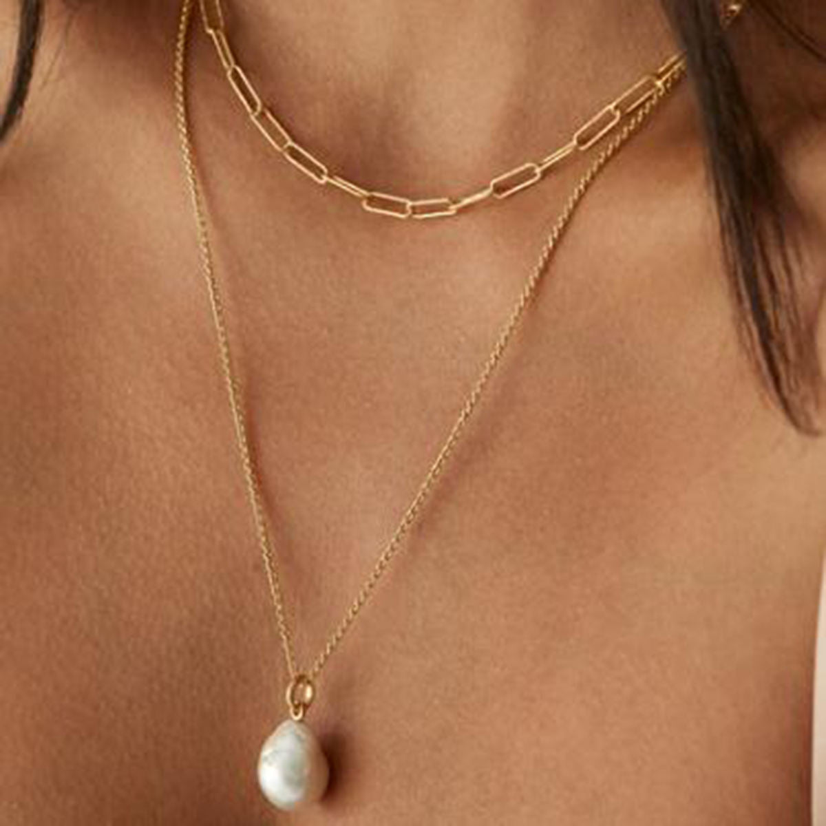 duo elegance layering ketten detail