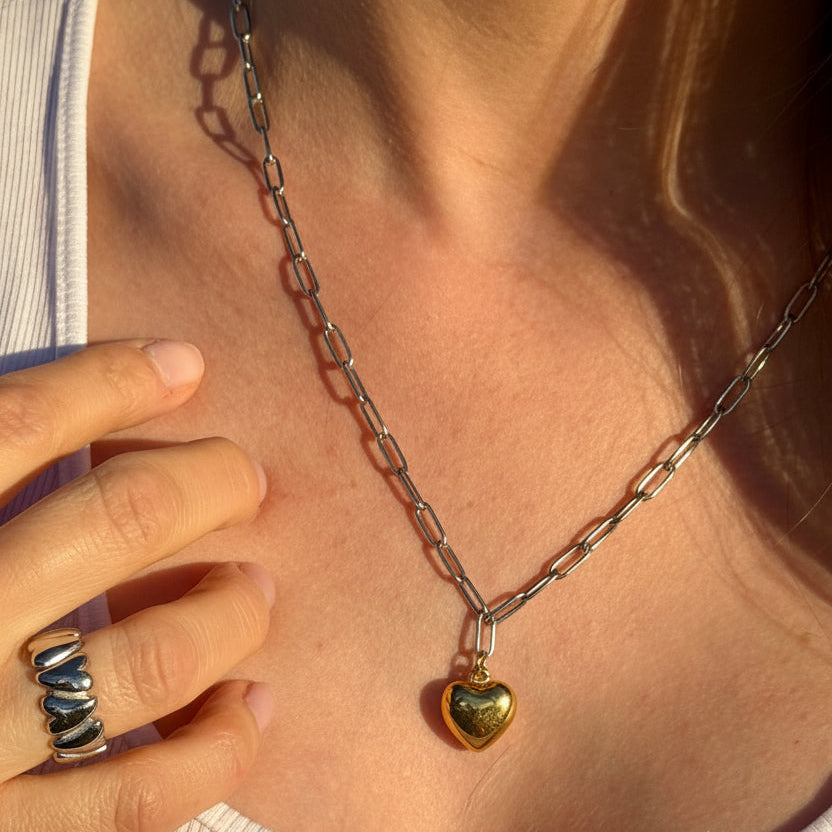 Maxi Heart Charm Necklace