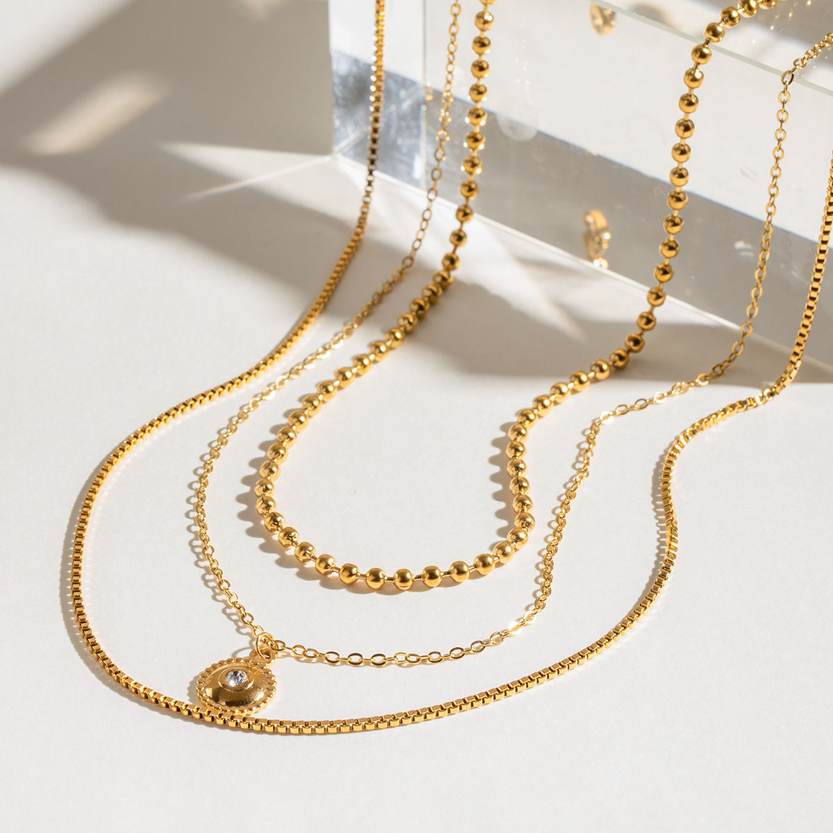 layered grace ketten set detail filigran