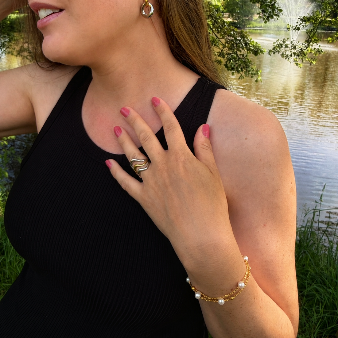 Duo Pearl Bracelet