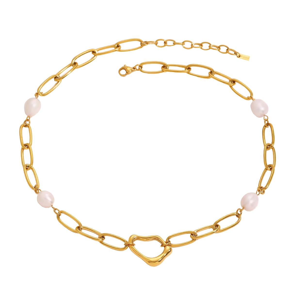 modern chain armband kette zusammen getragen