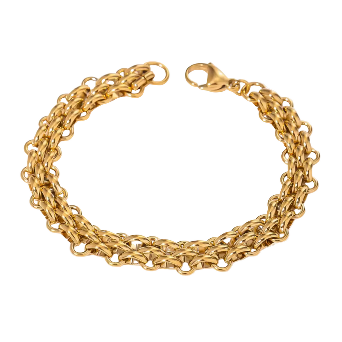 modernes kettenarmband statement schmuck