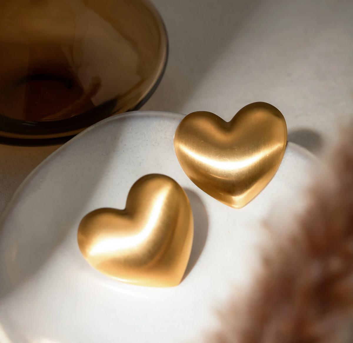 ohrringe damen statement love herz