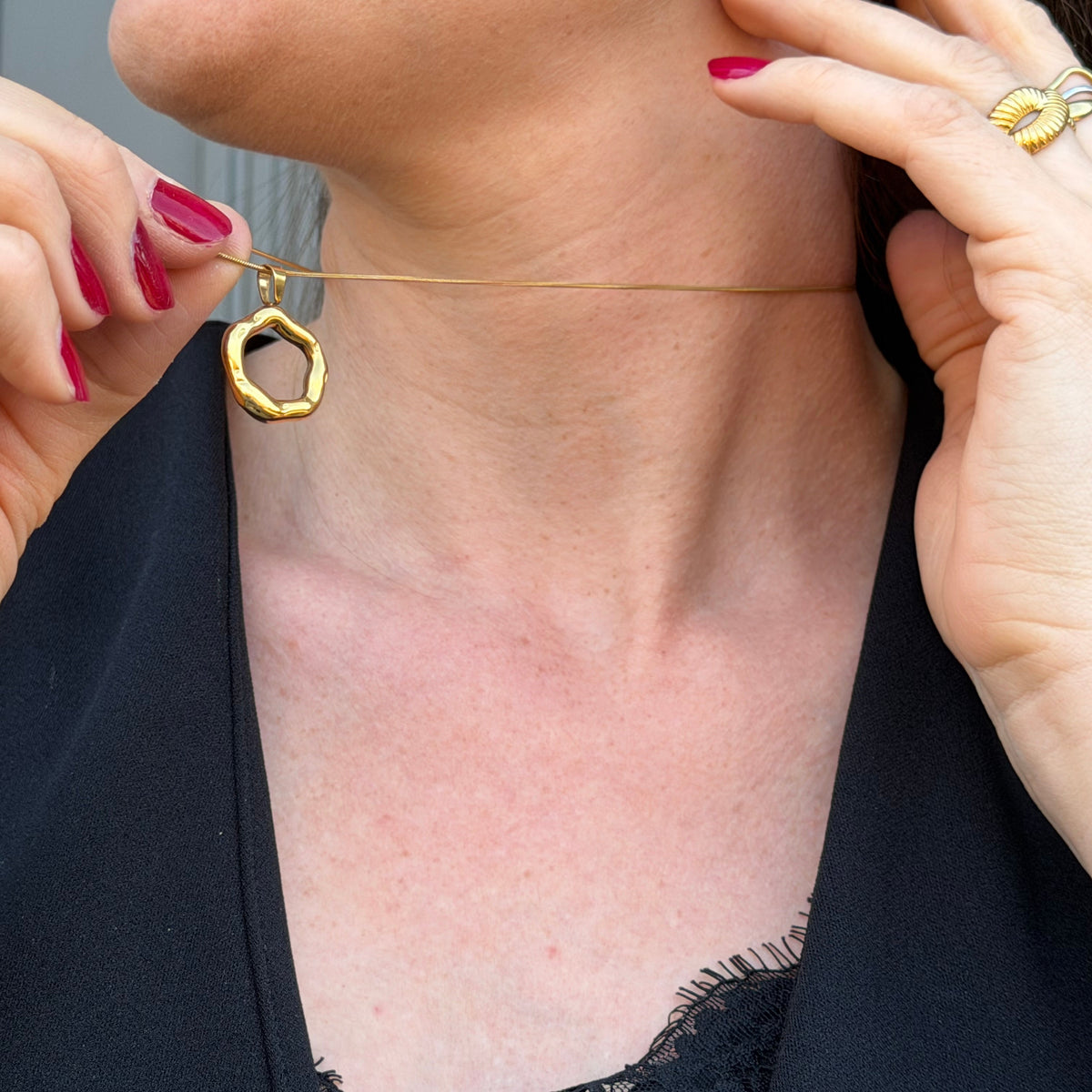 Wide Twist Necklace