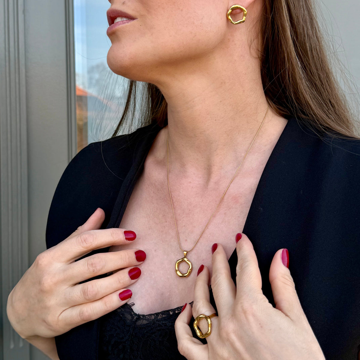 Wide Twist Necklace