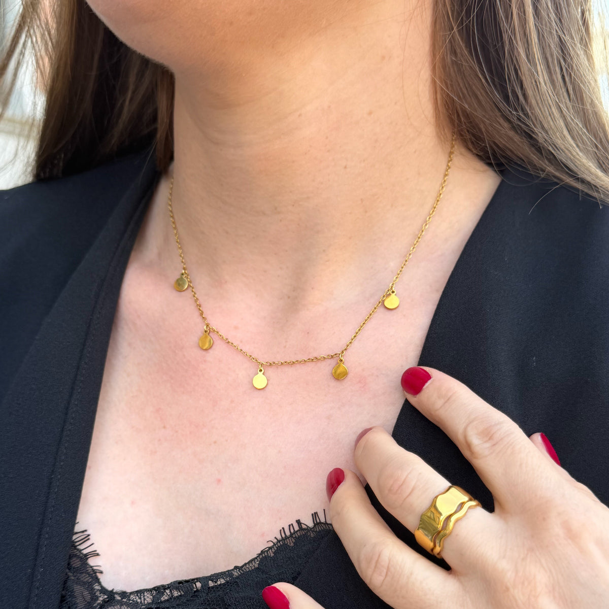 Slim Dot Necklace