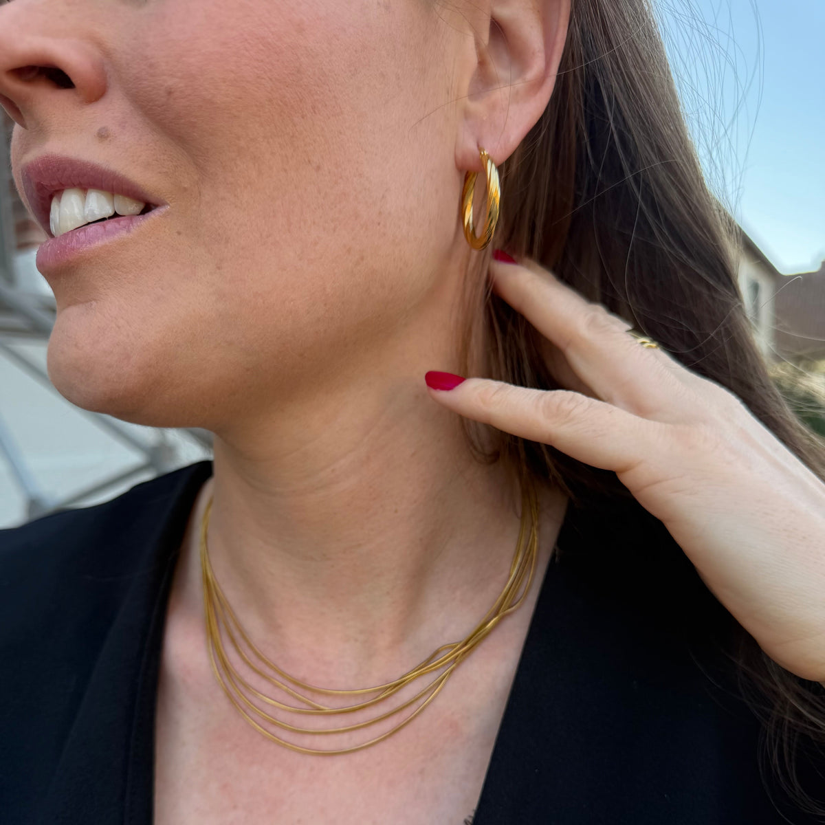Maxi Twist Hoops