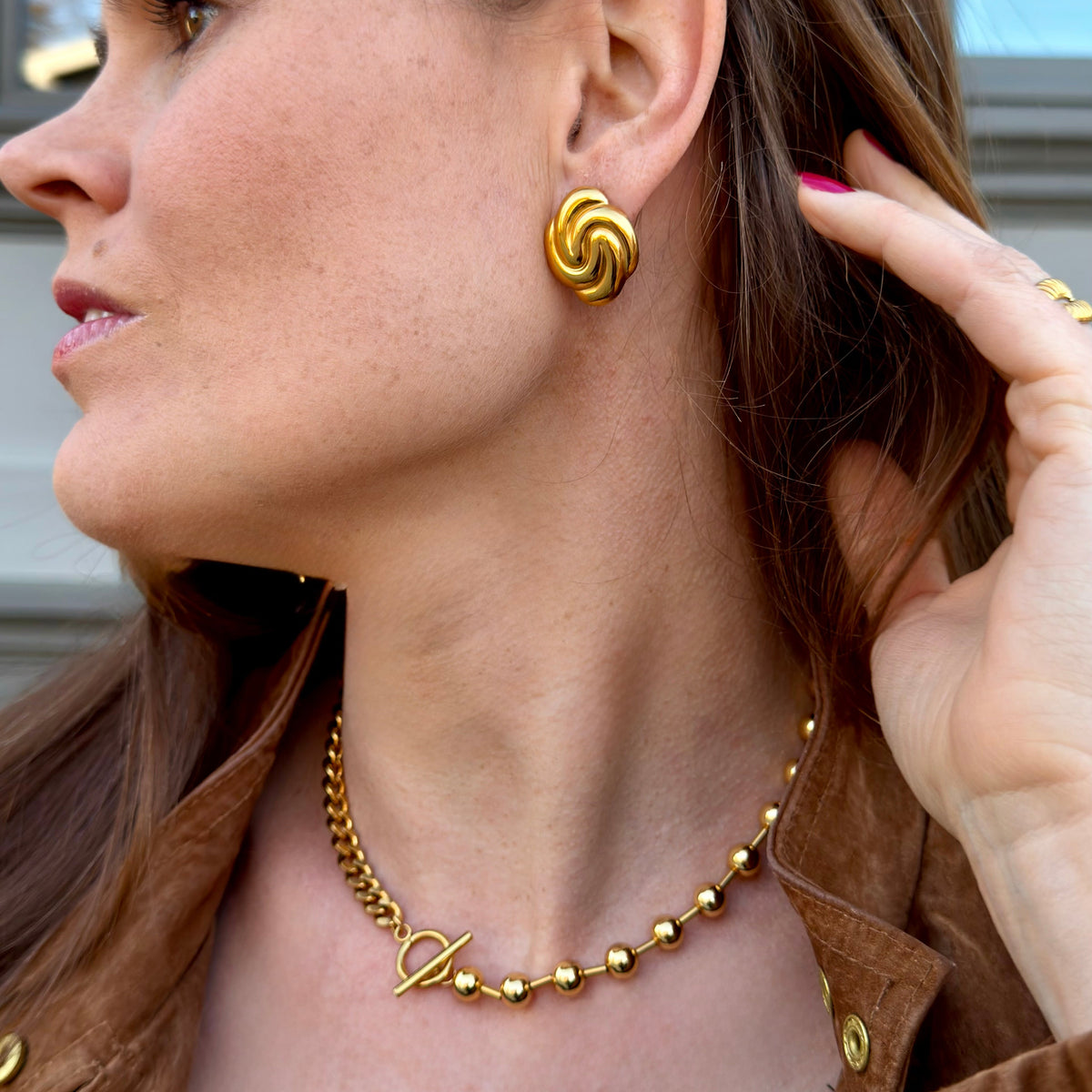 Wide Sphere Necklace