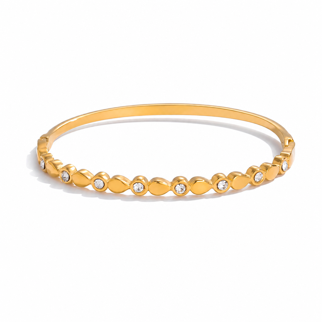 facet pearl armband gold edelstahl wasserfest armband damen